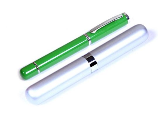 USB-флешка на 16 Гб в виде ручки с мини чипом, зеленый (16Gb), арт. 019442003