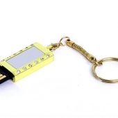 USB-флешка на 8 Гб в виде Кулона с кристаллами, мини чип, золотой (8Gb), арт. 019468303