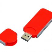 USB-флешка на 64 ГБ в стиле I-phone, прямоугольнй формы, красный (64Gb), арт. 019387103