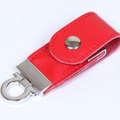 USB-флешка на 16 Гб в виде брелка, красный (16Gb), арт. 019437703