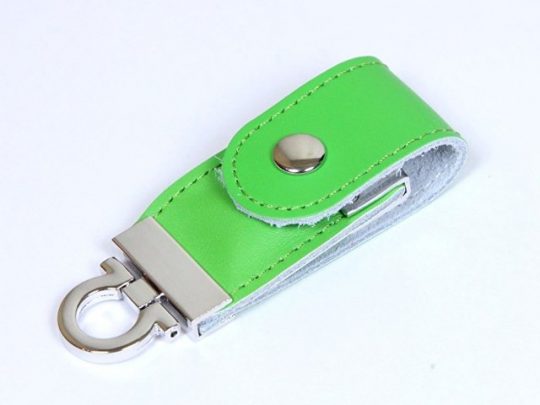 USB-флешка на 16 Гб в виде брелка, зеленый (16Gb), арт. 019437603