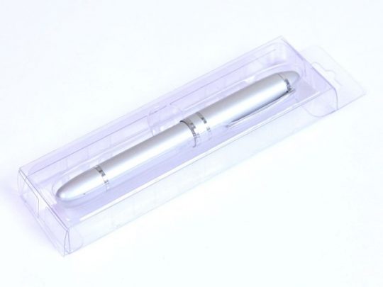 USB-флешка на 8 Гб в виде ручки с мини чипом, серебро (8Gb), арт. 019445803