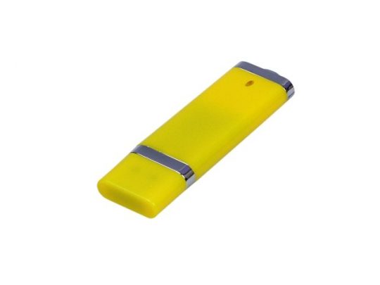 USB-флешка промо на 32 Гб прямоугольной классической формы, желтый (32Gb), арт. 019385703