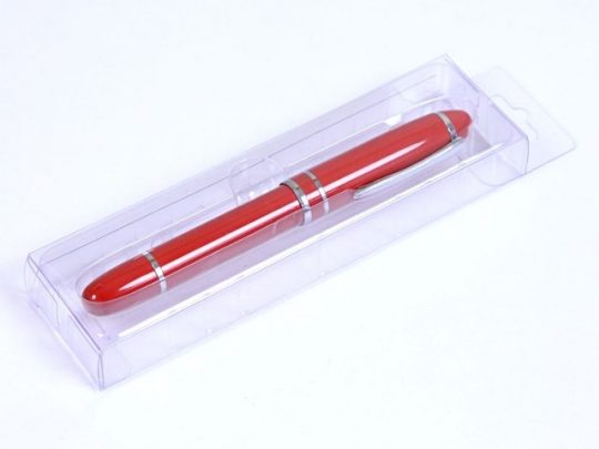 USB-флешка на 8 Гб в виде ручки с мини чипом, красный (8Gb), арт. 019443703