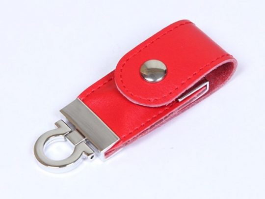 USB-флешка на 32 Гб в виде брелка, красный (32Gb), арт. 019436903