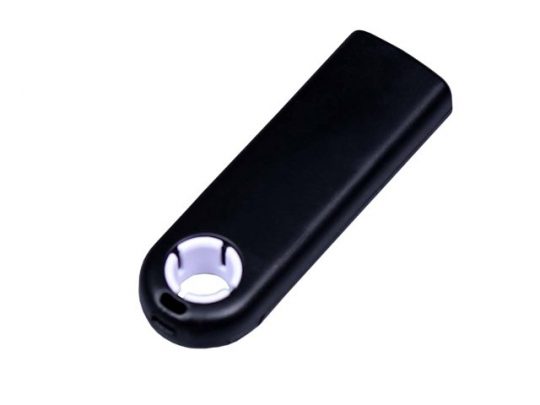 USB-флешка промо на 32 Гб прямоугольной формы, выдвижной механизм, белый (32Gb), арт. 019404103