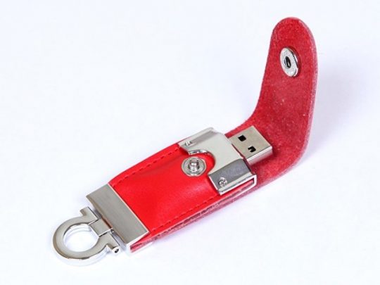 USB-флешка на 64 ГБ в виде брелка, красный (64Gb), арт. 019436103