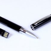 USB-флешка на 64 ГБ в виде ручки с мини чипом, черный (64Gb), арт. 019442903