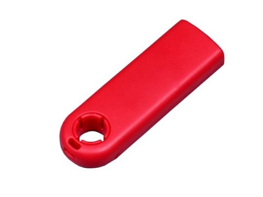 USB-флешка промо на 32 Гб прямоугольной формы, выдвижной механизм, красный (32Gb), арт. 019406303