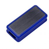 USB-флешка промо на 32 Гб прямоугольной формы, выдвижной механизм, синий (32Gb), арт. 019403303