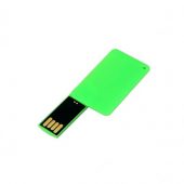 USB-флешка на 8 Гб в виде пластиковой карточки, зеленый (8Gb), арт. 019397803