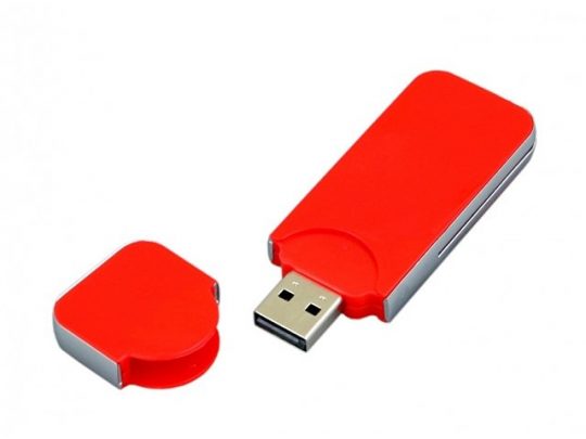 USB-флешка на 4 Гб в стиле I-phone, прямоугольнй формы, красный (4Gb), арт. 019389803