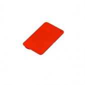 USB-флешка на 8 Гб в виде пластиковой карточки, красный (8Gb), арт. 019397903