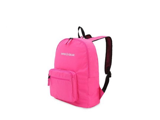 Рюкзак SWISSGEAR складной, полиэстер, 33,5х15,5×40 см, 21 л, розовый (21л), арт. 019557503