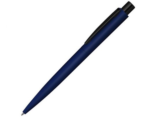 Ручка шариковая металлическая LUMOS M soft-touch, темно-синий/черный, арт. 019703103