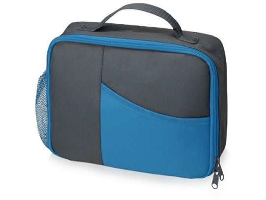 Изотермическая сумка-холодильник Breeze для ланч-бокса, серый/голубой, арт. 019691903