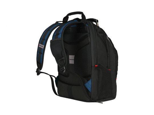 Рюкзак Ibex WENGER 17, черный/синий, полиэстер/ПВХ, 37 x 26 x 47 см, 23 л, арт. 019679503