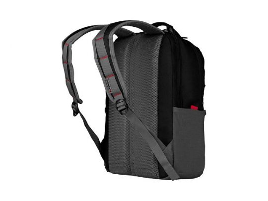 Рюкзак Ero Pro WENGER 16, черный/серый, полиэстер, 34 x 25 x 45 см, 20 л, арт. 019681203
