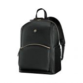 Рюкзак женский LeaMarie WENGER, черный, ПВХ/полиэстер, 31x16x41 см, 18 л, арт. 019677103