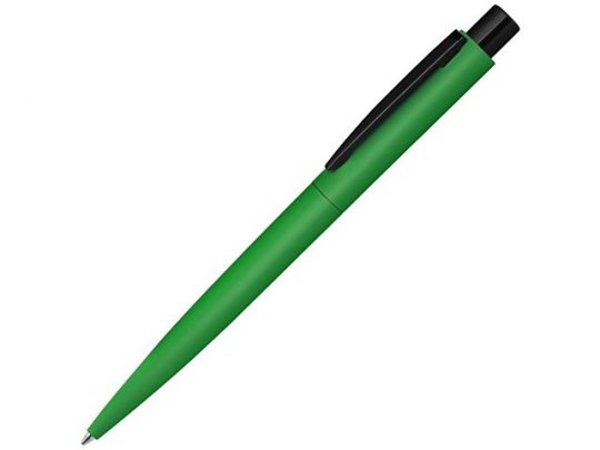 Ручка шариковая металлическая LUMOS M soft-touch, зеленый/черный, арт. 019703403