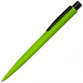 Ручка шариковая металлическая LUMOS M soft-touch, зеленое яблоко/черный, арт. 019702903