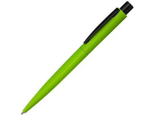 Ручка шариковая металлическая LUMOS M soft-touch, зеленое яблоко/черный, арт. 019702903