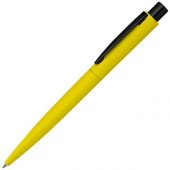 Ручка шариковая металлическая LUMOS M soft-touch, желтый/черный, арт. 019703703