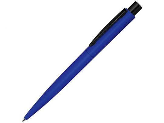 Ручка шариковая металлическая LUMOS M soft-touch, синий/черный, арт. 019703003