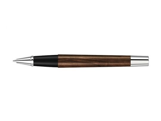 Ручка-роллер TITAN WOOD R, синий, 0.7 мм, коричневый/серебряный, арт. 019691403