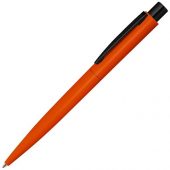 Ручка шариковая металлическая LUMOS M soft-touch, оранжевый/черный, арт. 019703303