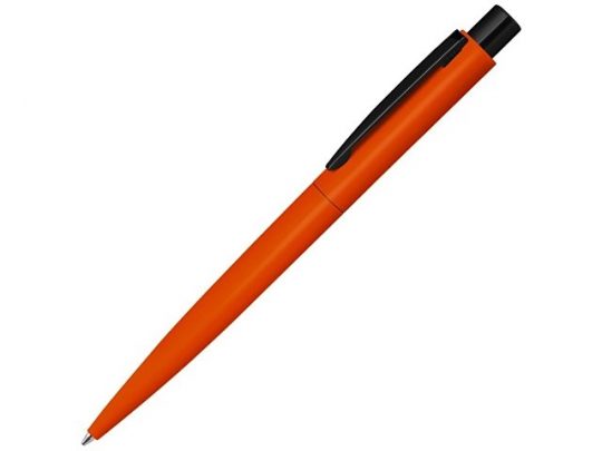 Ручка шариковая металлическая LUMOS M soft-touch, оранжевый/черный, арт. 019703303