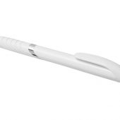 Шариковая ручка с резиновой накладкой Turbo, белый, черные чернила (черные чернила), арт. 019642603