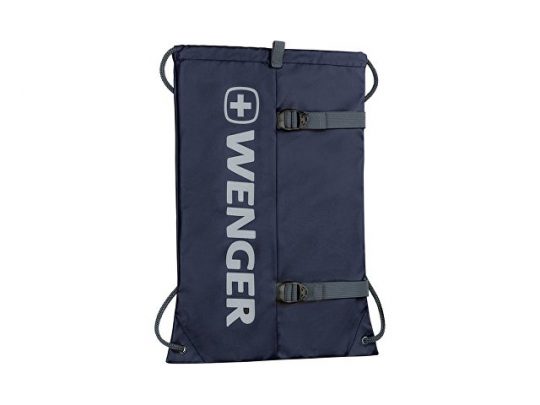 Рюкзак-мешок на завязках XC Fyrst WENGER, синий, полиэстер, 35x1x48 см, 12 л, арт. 019677803