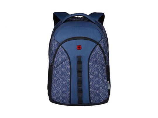 Рюкзак Sun WENGER 16», синий со светоотражающим принтом, полиэстер, 35x27x47 см, 27 л, арт. 019678703
