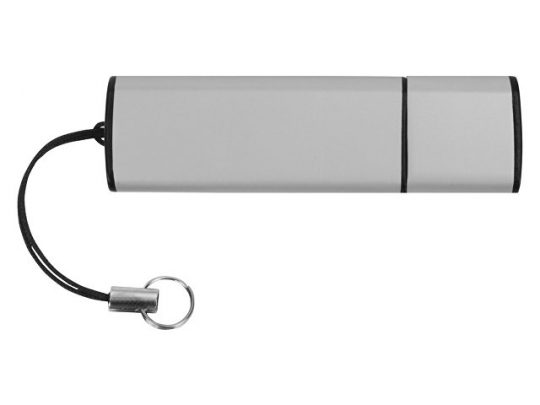Флеш-карта USB 2.0 16 Gb металлическая с колпачком Borgir, стальной (16Gb), арт. 019883503