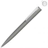 Металлическая шариковая ручка soft touch Brush gum, серый, арт. 019772303
