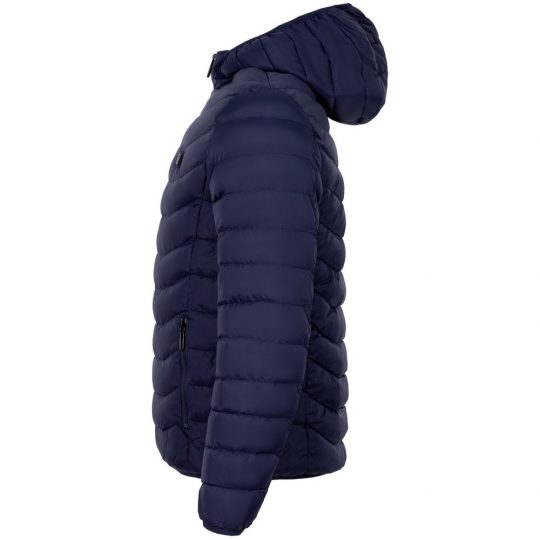 Куртка с подогревом Thermalli Chamonix темно-синяя, размер XXL