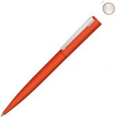 Металлическая шариковая ручка soft touch Brush gum, оранжевый, арт. 019771903