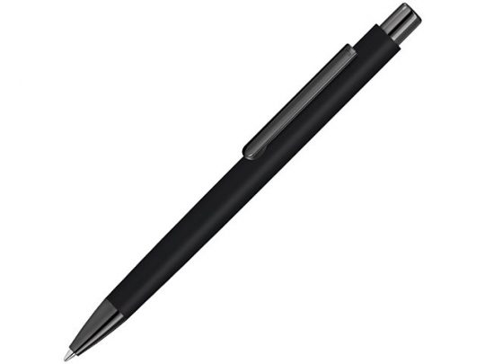 Металлическая шариковая ручка soft touch Ellipse gum, черный, арт. 019771103