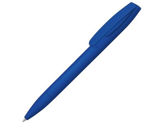 Шариковая ручка Coral Gum  с прорезиненным soft-touch корпусом и клипом., синий, арт. 019756003