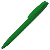 Шариковая ручка Coral Gum  с прорезиненным soft-touch корпусом и клипом., зеленый, арт. 019755703
