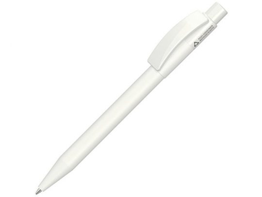 Шариковая ручка из вторично переработанного пластика Pixel Recy, белый, арт. 019753503