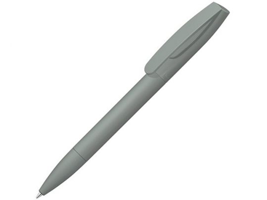Шариковая ручка Coral Gum  с прорезиненным soft-touch корпусом и клипом., серый, арт. 019755103