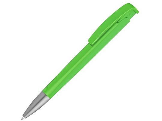 Шариковая ручка с геометричным корпусом из пластика Lineo SI, салатовый, арт. 019763203