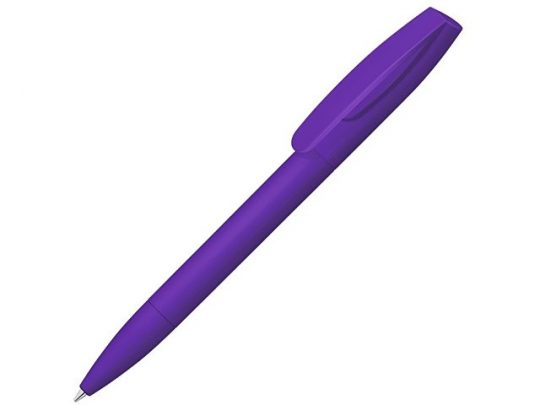 Шариковая ручка Coral Gum  с прорезиненным soft-touch корпусом и клипом., фиолетовый, арт. 019755203