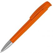 Шариковая ручка с геометричным корпусом из пластика Lineo SI, оранжевый, арт. 019764003