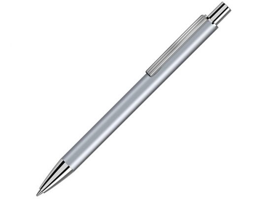 Металлическая автоматическая шариковая ручка Groove, серебристый, арт. 019770103