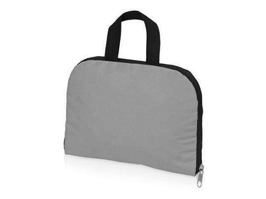 Рюкзак складной Reflector со светоотражающим карманом, черный/серебристый, арт. 019798603