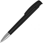 Шариковая ручка с геометричным корпусом из пластика Lineo SI, черный, арт. 019763503