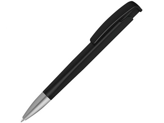 Шариковая ручка с геометричным корпусом из пластика Lineo SI, черный, арт. 019763503